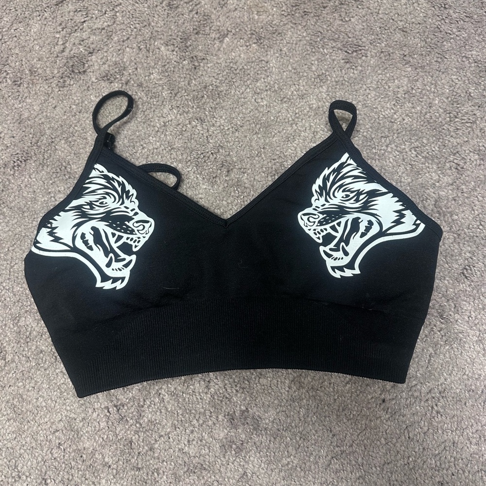 Darc Sport Dual Wolf Head Sports Bra